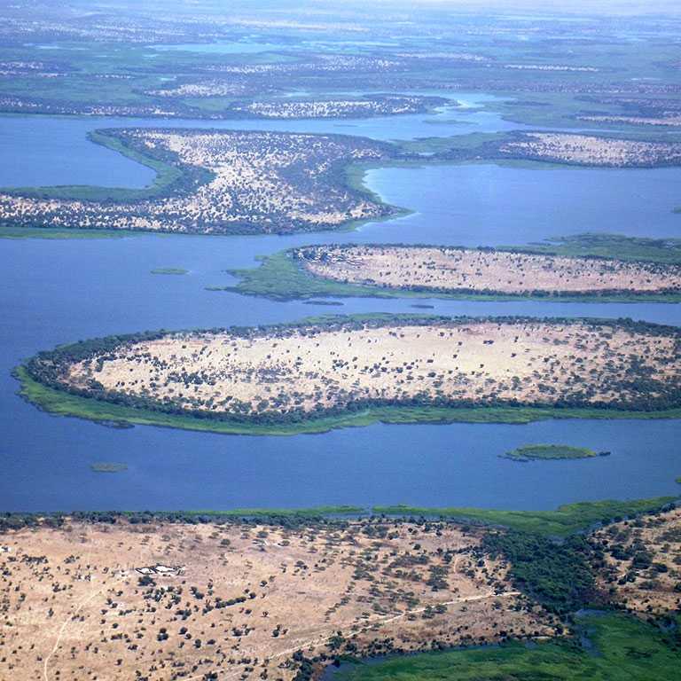 Озеро чад в африке