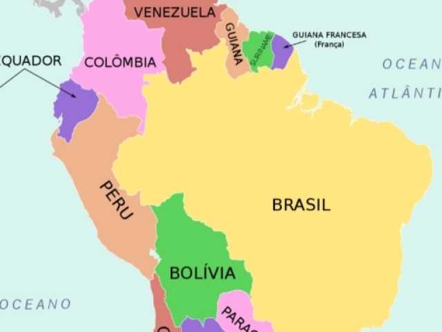 Подробная карта Эквадора с отмеченными городами и достопримечательностями страны. Географическая карта. Эквадор со спутника