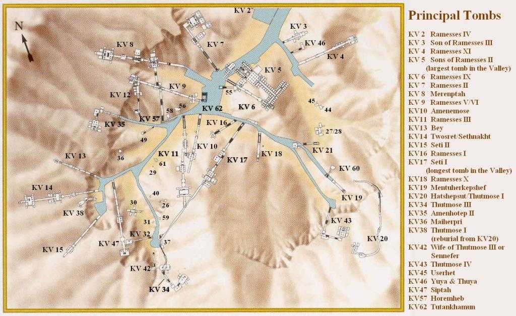 Долина царей: координаты и фото, что посмотреть и где находится долина царей