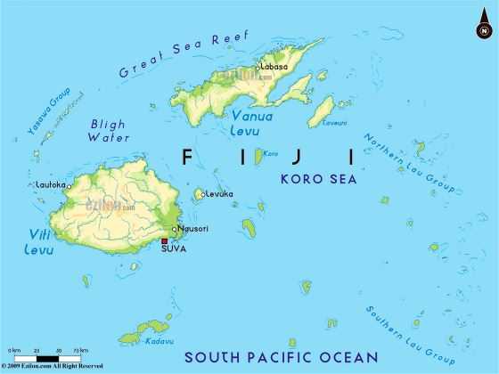 Фиджи: где находится, описание, достопримечательности и интересные факты